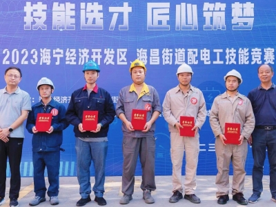 瓦力游戏科技员工在“技术选才 匠心筑梦”配电工技术较量中喜获佳绩